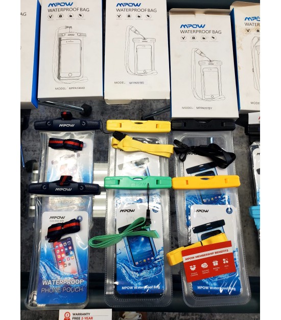 Mpow 2PK & 4PK Waterproof Phone Pouch. 25000 Packs. EXW Los Angeles 